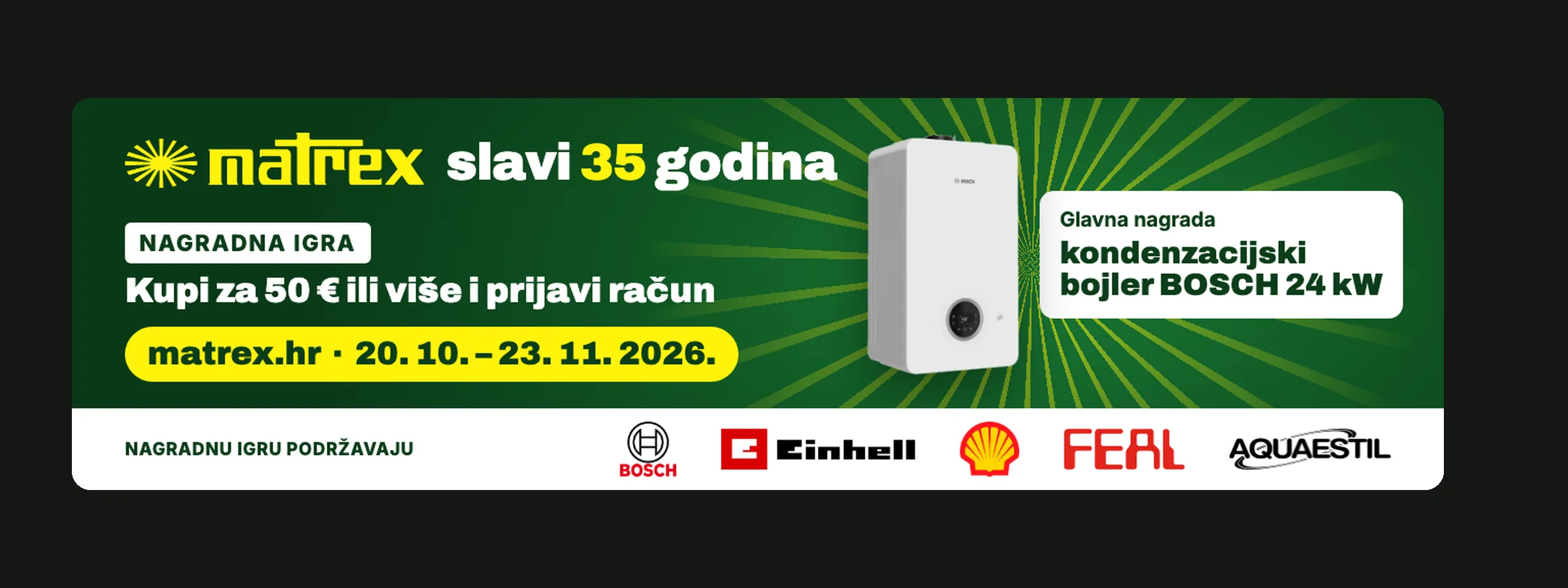 Na LED ekranu