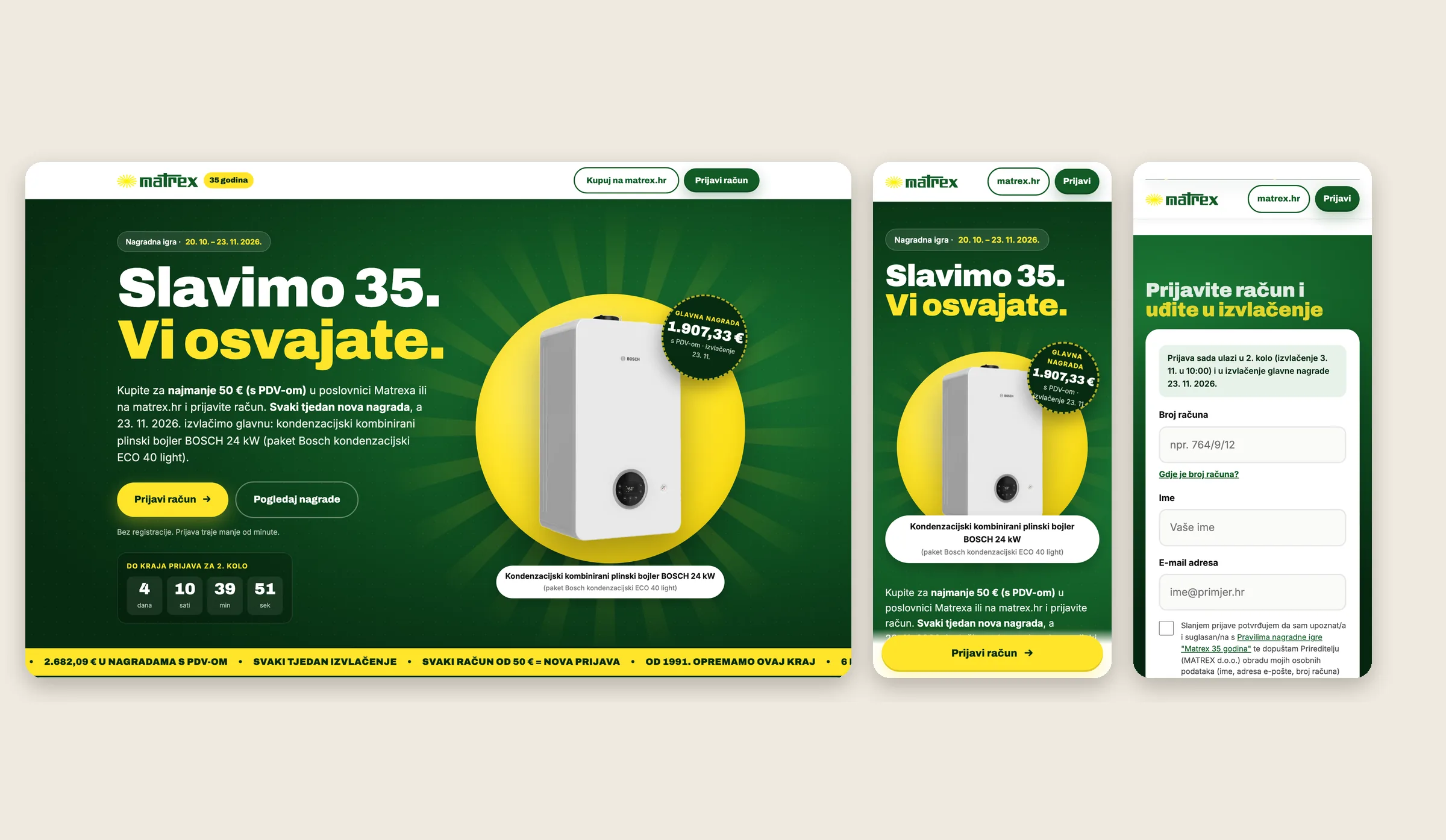 matrex.hr/35: prijava u minuti