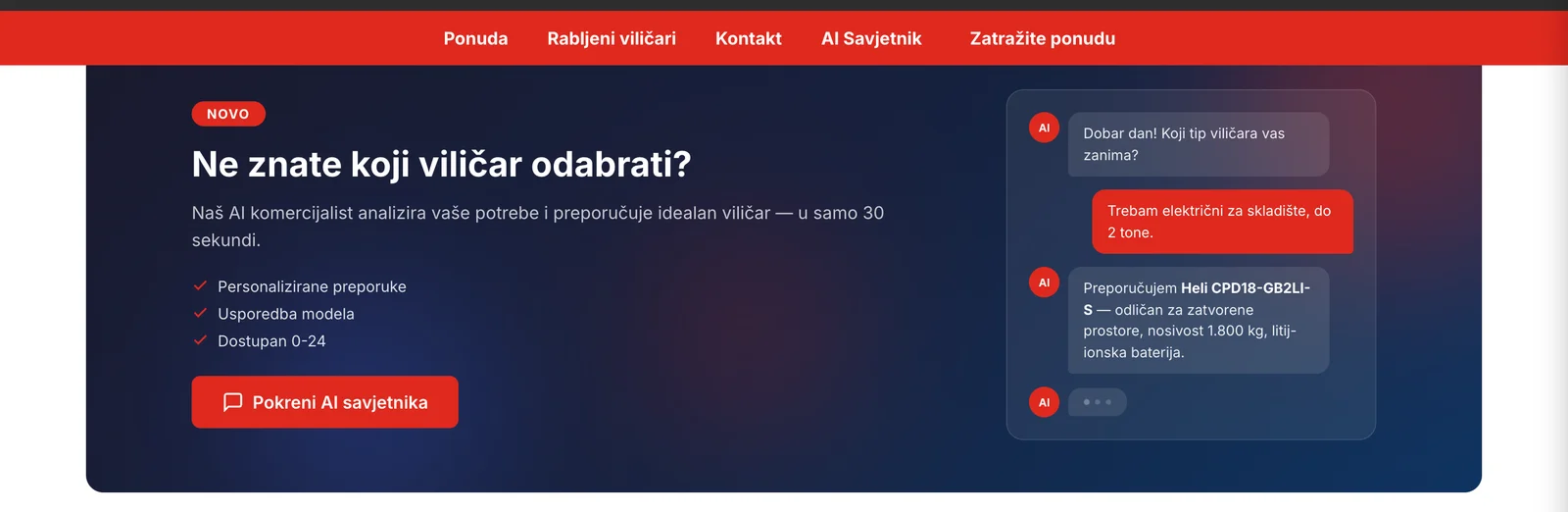 AI Savjetnik — digitalni komercijalist (Claude)