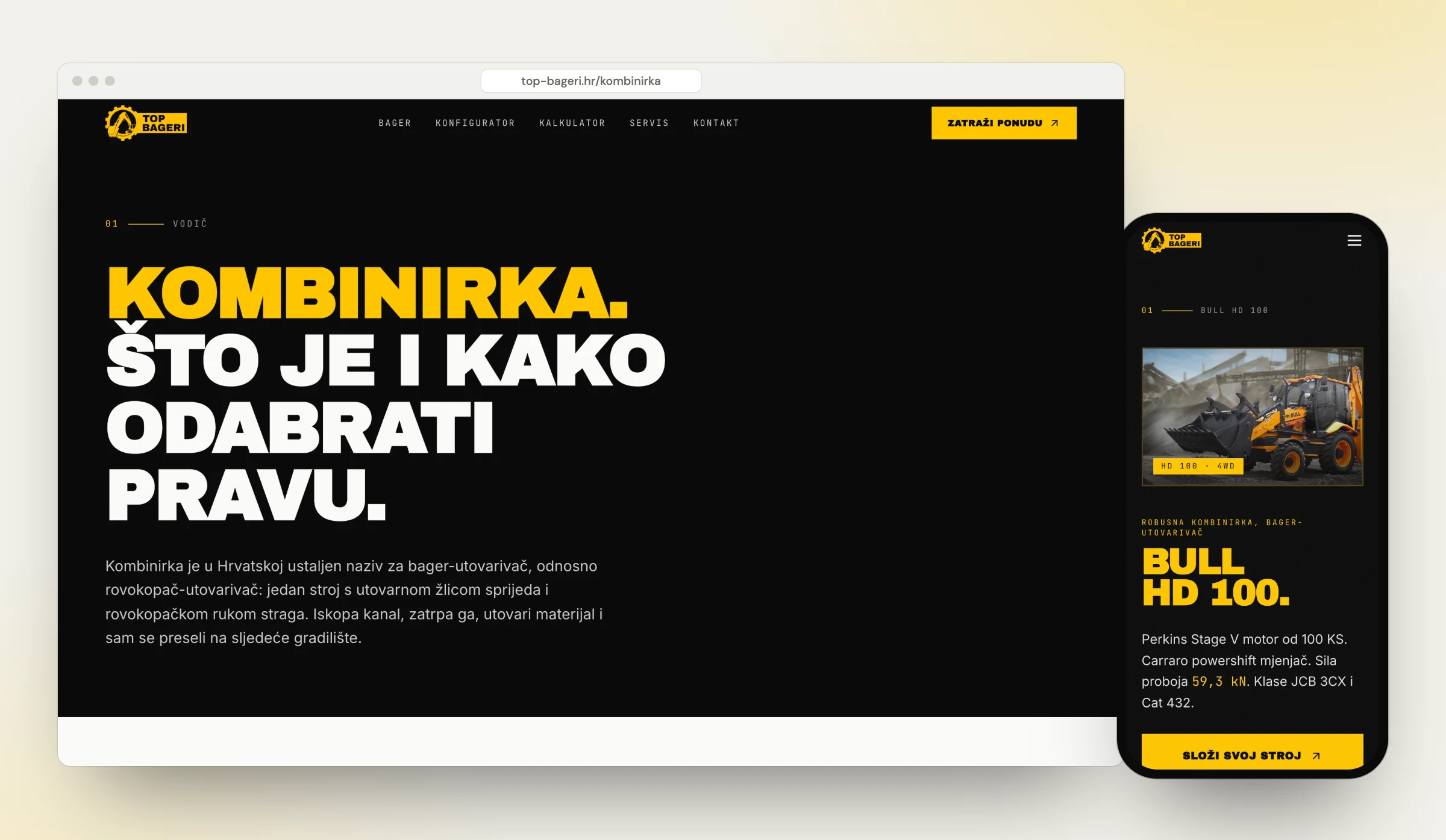 Stranica stroja i vodič za kupca
